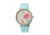Boum Mademoiselle Floral-Dial Watch, Silver/Blue, Standard BOUBM3002