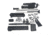 Bowden Tactical AR-15 Pistol Build Kit, 5.56, 7.5in Barrel, 7in Handguard, Flash Hider, Black, J27107