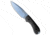Bradford Bradford Guardian 3 Fixed Blade Knife Black Micarta 3.50" Blue, Black, AEB-L, adult, BHQ-189676