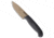 Bradford Bradford Knives Guardian 4.5 Fixed Blade Black Micarta 4" Coyote Brown, Black, Bohler N690, adult, BHQ-199439