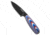Bradford Bradford Knives Guardian3.5 Fixed Blade Knife Red/White/Blue G-10 3.75" Nimbus, Blue/Red/White, CPM MagnaCut, adult, BHQ-222342