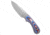Bradford Bradford Knives Guardian3 Fixed Blade Red/White/Blue G-10 3.5" SW, Blue/Red/White, MagnaCut, adult, BHQ-222329