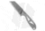 Bradford Knives G-Cleaver Fixed Blade Knife, 2.75in, ELMAX, Cleaver Blade, Stainless Steel Gray Handle, Steel/Gray, 5.875in, BHQ-139273