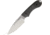 Bradford Knives Guardian 4 3D Fixed Blade Knife, 4.75in, N690 Steel, Standard Edge, Stonewash, Black, Canvas Micarta Handle BRAD4FE101