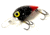 Brads Wiggler Crankbait, Floating/Sinking, Black/Red Tail/Silver Specks, 3in, 3/8oz, BW-30