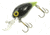 Brads Wiggler Crankbait, Floating/Sinking, Black/Silver Flakes with Chartreuse Tail, 3in, 3/8oz, BW-72