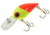 Brads Wiggler Crankbait, Floating/Sinking, Chartreuse with Red Slant, 3in, 3/8oz, BW-116