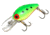 Brads Wiggler Crankbait, Floating/Sinking, Green Mesh/Chartreuse with Black Dots, 3in, 3/8oz, BW-111