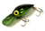 Brads Wiggler Crankbait, Floating/Sinking, Metallic Green with Black Back, 3in, 3/8oz, BW-13