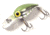 Brads Wiggler Crankbait, Floating/Sinking, Metallic Silver/Green Herringbone, 3in, 3/8oz, BW-01