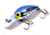 Brads Wiggler Crankbait, Floating/Sinking, Metallic Silver with Blue Herringbone, 3in, 3/8oz, BW-35