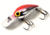 Brads Wiggler Crankbait, Floating/Sinking, Metallic Silver with Fluorescent Orange Back, 3in, 3/8oz, BW-04