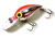 Brads Wiggler Crankbait, Floating/Sinking, Metallic Silver with Fluorescent Orange Back/Herri, 3in, 3/8oz, BW-25