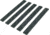 Bravo Company Mfg MLOK 5.5 Inch MCMR Rail Panel Kit, Pack of 5, Black, 5.5 Inch, BCM-MCMR-RP-BLK-5