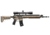 Bravo Company MFG Stock Mod 2 Sopmod-black, Flat Dark Earth - BCM-GFS-MOD2-SPMD-FDE