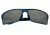 Breed Centaurus Sunglasses, Blue Titanium Frame, Black Lens BSG021BL