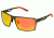 Breed Centaurus Sunglasses, Gun Metal Titanium Frame, Red Lens BSG021DR