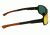 Breed Cosmos Sunglasses, Black Titanium Frame, Red-Yellow Lens BSG013BK