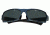 Breed Cosmos Sunglasses, Blue Titanium Frame, Black Lens BSG013BL