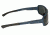 Breed Cosmos Sunglasses, Blue Titanium Frame, Black Lens BSG013BL