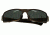 Breed Cosmos Sunglasses, Brown Titanium Frame, Black Lens BSG013BN