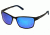 Breed Hydra Sunglasses, Black Titanium Frame, Blue-Gradient Lens BSG022BK
