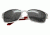 Breed Hydra Sunglasses, Silver Titanium Frame, Black Lens BSG022SR