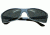 Breed Kaskade Sunglasses, Blue Titanium Frame, Black Lens BSG016BL