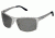 Breed Kaskade Sunglasses, Silver Titanium Frame, Black Lens BSG016SR
