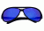 Breed Langston Sunglasses, Black Titanium Frame, Blue Lens BSG012BK