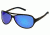 Breed Langston Sunglasses, Black Titanium Frame, Blue Lens BSG012BK