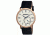 Breed Maxwell Mens Watch, Black Leather Band, Rose Gold Bezel, Silver Analog Dial, Blue Hand BRD4105