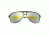 Sunglasses Apollo 006SR, Silver Titanium Frame, Gold/Yellow Mirror Lens