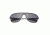 Sunglasses Atmosphere 004GM, Gunmetal Titanium Frame, Black Lens
