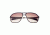 Sunglasses Concorde 001BN, Brown Titanium Frame, Brown Lens