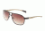 Sunglasses Concorde 001BN, Brown Titanium Frame, Brown Lens