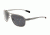 Sunglasses Concorde 001SR, Silver Titanium Frame, Black Lens