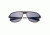 Sunglasses Hardwell 007BN, Brown Titanium Frame, Black Lens