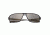 Sunglasses Meridian 003BK, Black Titanium Frame, Gold/Yellow Lens