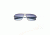 Sunglasses Meridian 003SR, Silver Titanium Frame, Blue/Gradient Lens