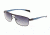 Sunglasses Taurus 005BN, Brown Titanium Frame, Blue/Gradient Lens