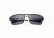 Sunglasses Taurus 005GM, Gunmetal Titanium Frame, Black Lens