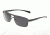 Sunglasses Taurus 005GM, Gunmetal Titanium Frame, Black Lens