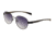 Sunglasses Volta 009BK, Black Titanium Frame, Black Gradient Lens