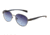 Sunglasses Volta 009GM, Gunmetal Titanium Frame, Blue/Gradient Lens