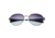 Sunglasses Volta 009SR, Silver Titanium Frame, Black Gradient Lens