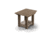 Breeo X Series Side Table, Coastal Gray, BR-X-CGST