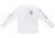 Brigade Manufacturing Garment Logo T-Shirt Long Sleeve, White, 2XL, GLS0A6I0