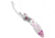 Brighten Blades Brighten Blades HOPE Liner Lock Knife Pink Aluminum 2.6" Satin, Pink/White, 8Cr13MoV, adult, BHQ-137055