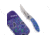 Brighten Blades Happy Folding Knife w/ Case, 2.56in, 8Cr13MoV Stainless Steel, Clip Point, Multi, BB-102